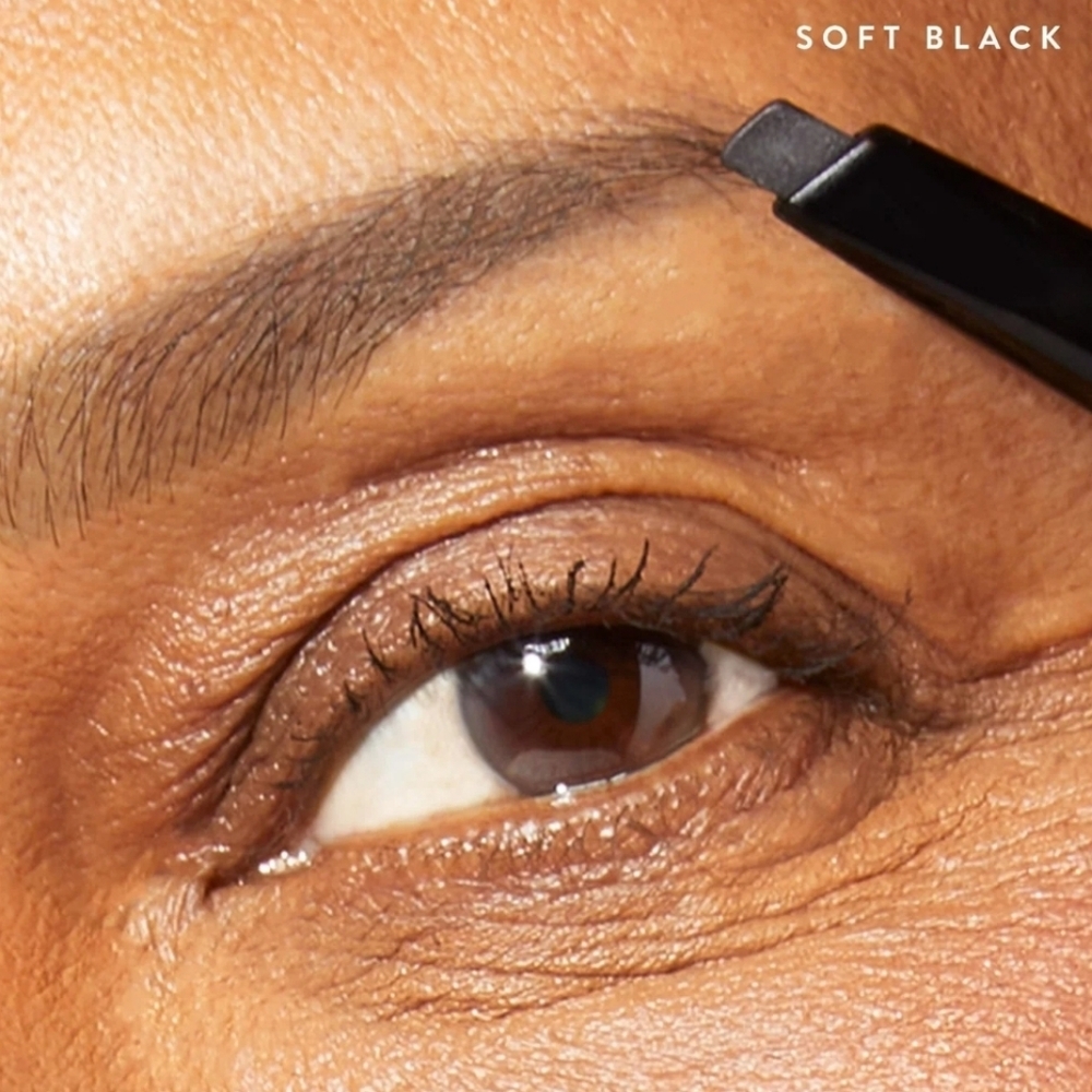 Laura Geller Sculpt-N-Stay Waterproof Brow Pencil & Gel: Soft Black, NIB - Picture 2 of 5